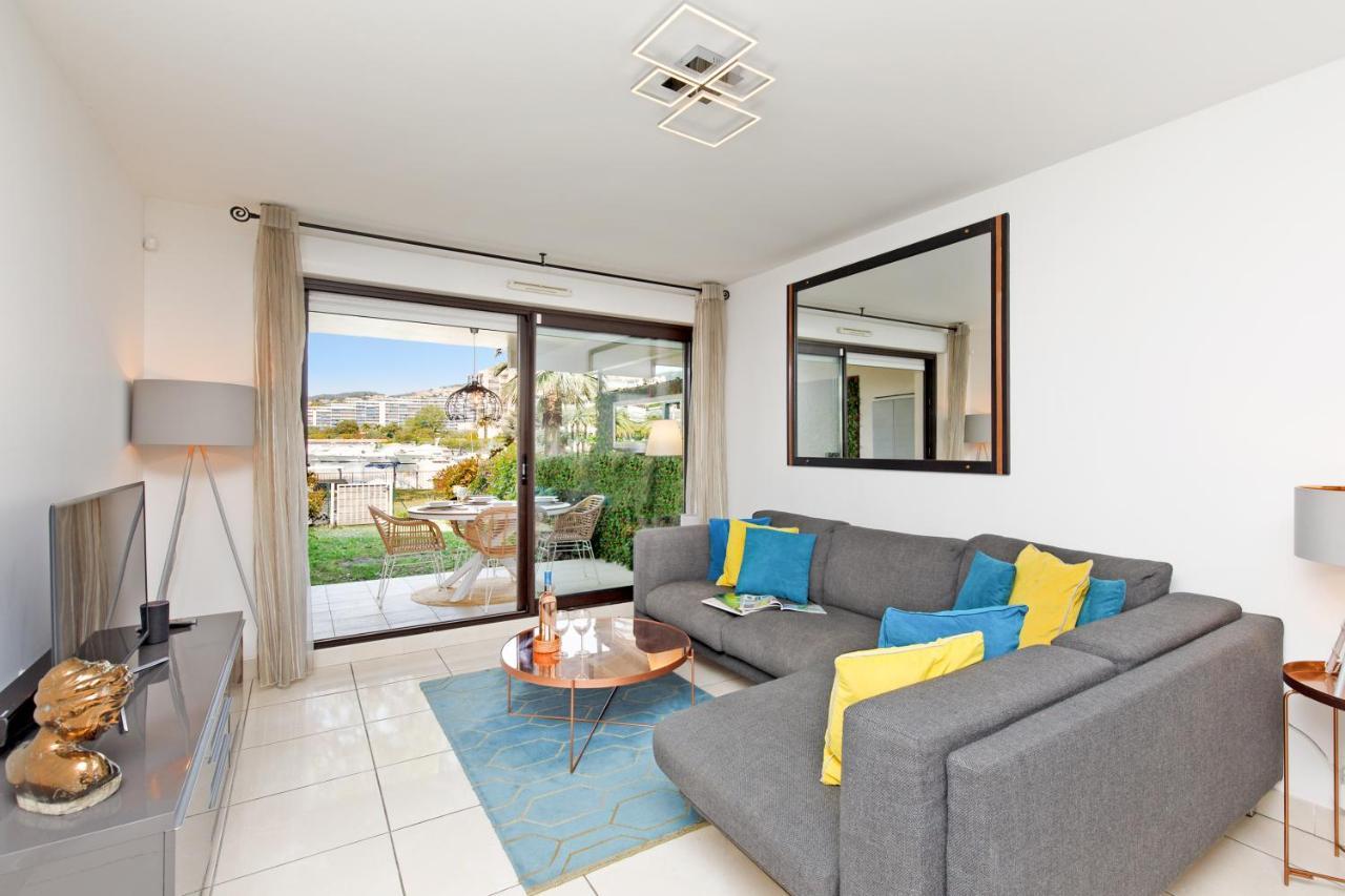 Luxury 3 Piece Garden Apartment In Cannes Marina Mandelieu La Napoule Luaran gambar